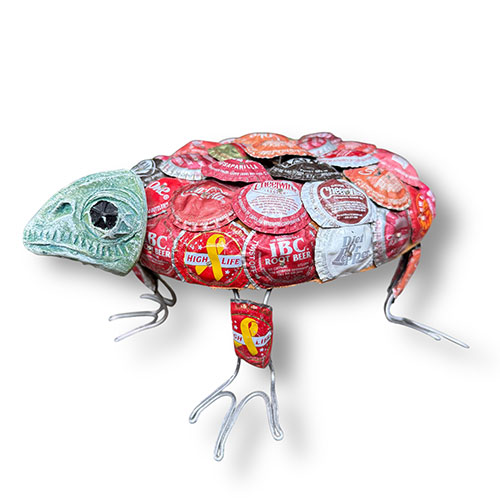 John Richards 4.5" x 10" Bottlecap Turtle RD5547